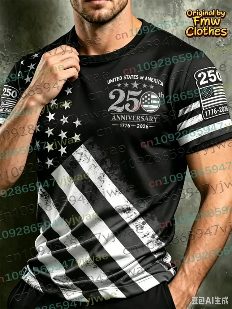 America 250th Anniversary USA Flag 1776–2026 Unisex T-Shirt