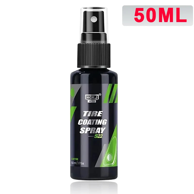 HGKJ S22 High Gloss Car Tire Shine Coating Spray