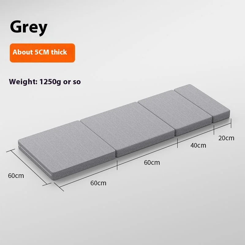 Car Rear Sleeping  Car Travel Bed Folding Bed Non Inflatable Camping Bed Office Rest Mat With Pillow Pad Folding Extension Board