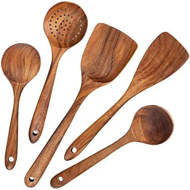Durable Acacia Wood Salad Serving Spoon Natural Eco-Friendly Utensil RR ENTERPRISES India RR202511902