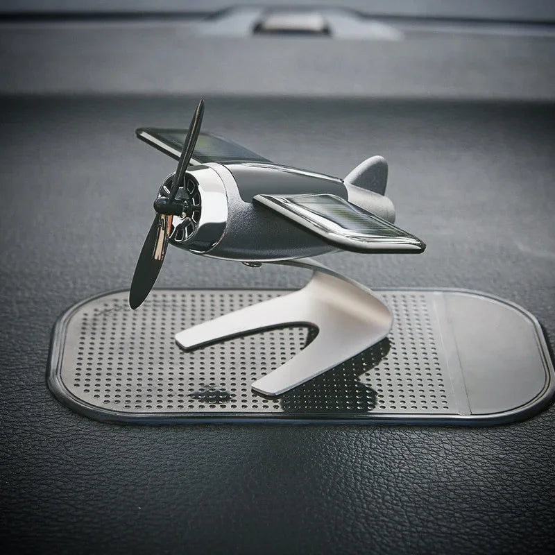 Solar Airplane Model Car Air Freshener and Center Console Ornament