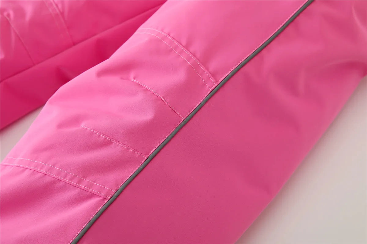 HONEYKING Kids Ski Outwear Winter Warm Windproof Outdoor Sports Snow Jackets Girls Snowboard Coat For Ski Clothing Equipment
