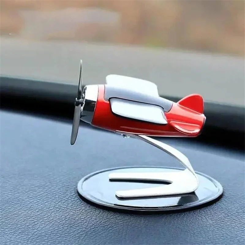 Solar Airplane Model Car Air Freshener and Center Console Ornament
