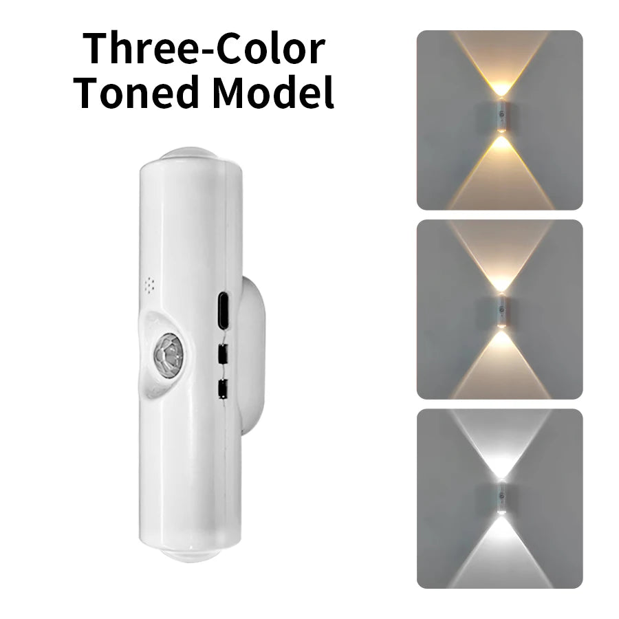 Rechargeable Magnetic Motion Sensor Wall Light with RGB Dimming