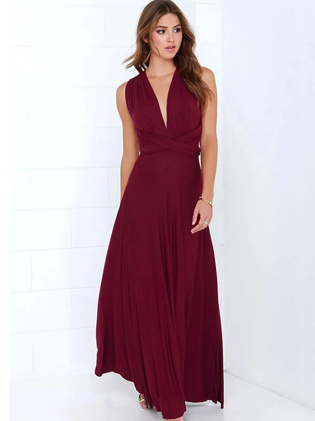 Women's Multiway Convertible Boho Maxi Bandage Dress