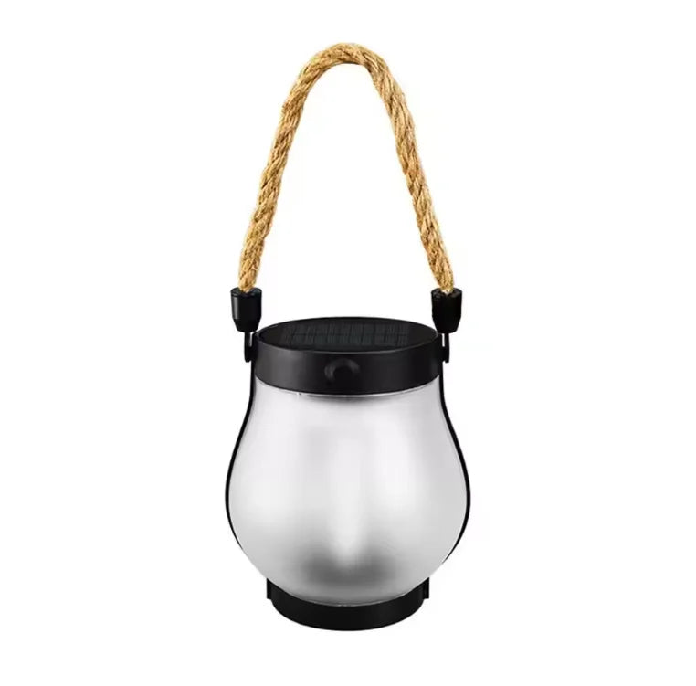 Portable Retro Camping Lantern with Metal Handle