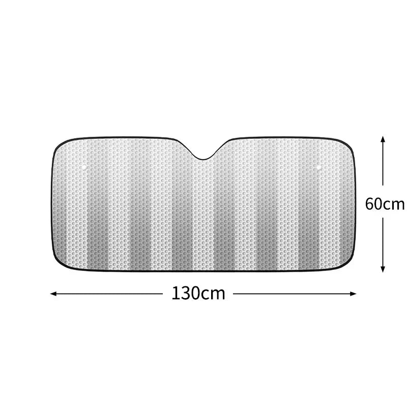 140cm Car Windshield Foldable Sun Shade Visor Cover Block Reflector Portable Breathable Anti UV Protector Screen Free