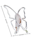 Transparent Acrylic Butterfly Decorative Flower Vase