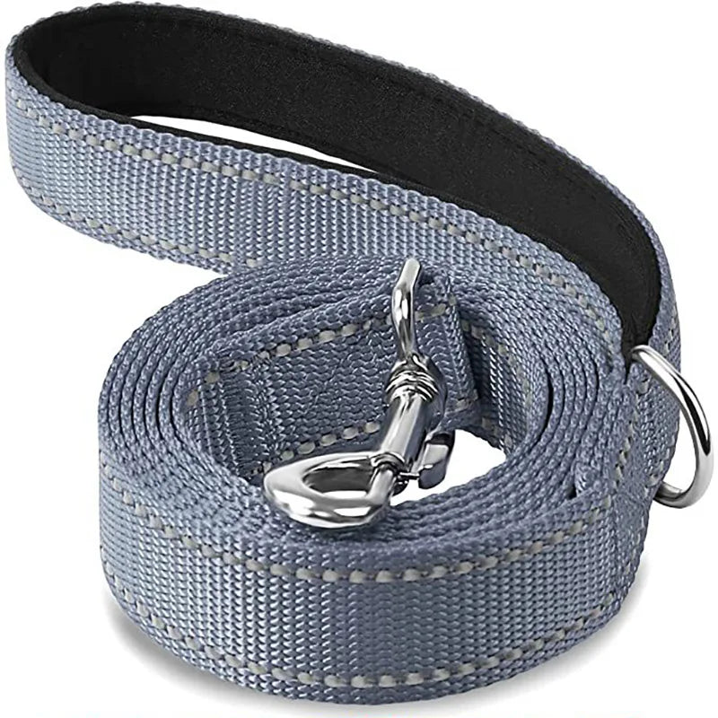 Night Reflection Dog Pet Towing Rope 1.2/1.5/1.8m Guard Rope Pet Walking Training Leash Cats Dogs Harness Collar Lead Strap