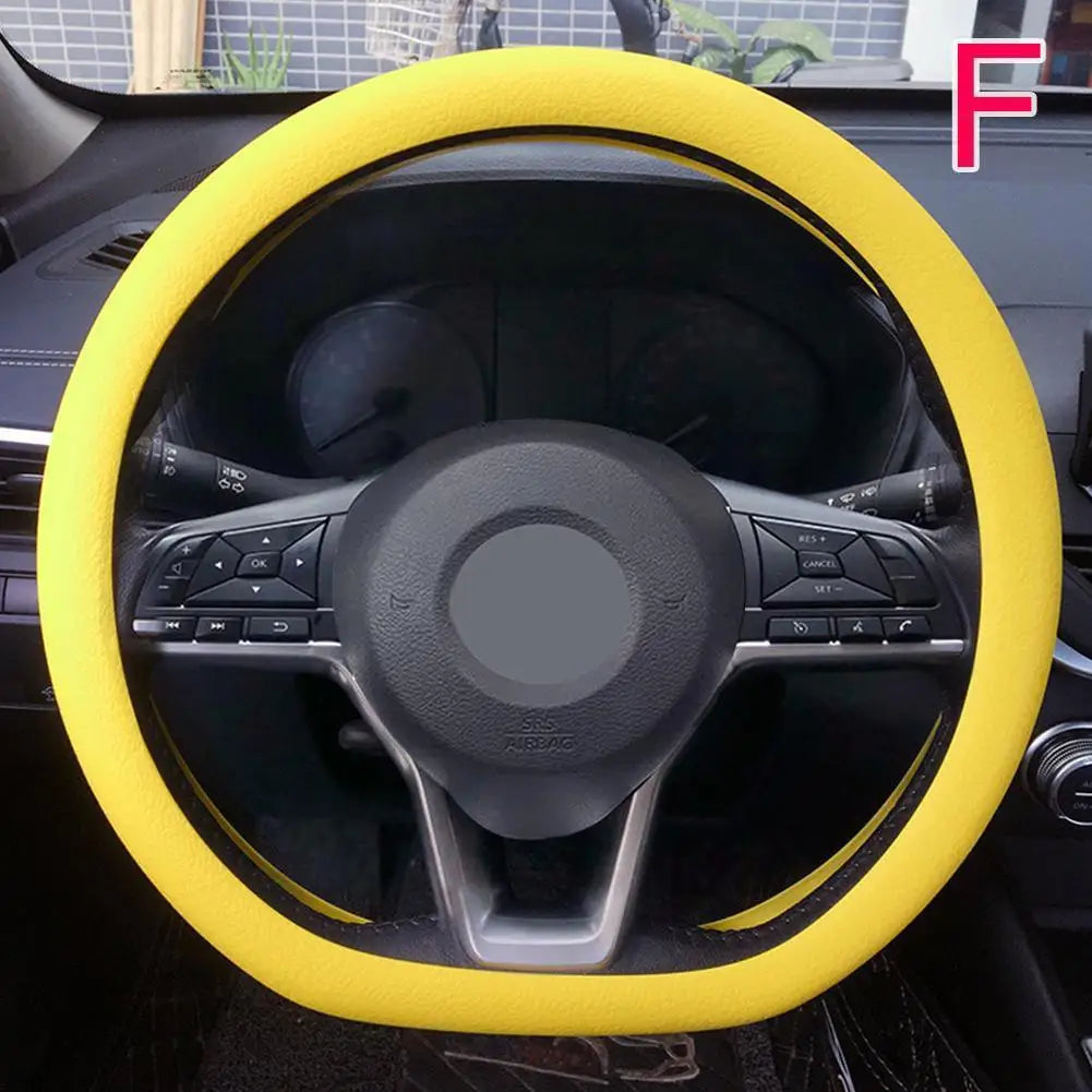 Anti-skid Elastic Silicone Steering Wheel Cover
