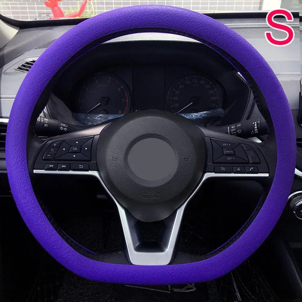 Anti-skid Elastic Silicone Steering Wheel Cover