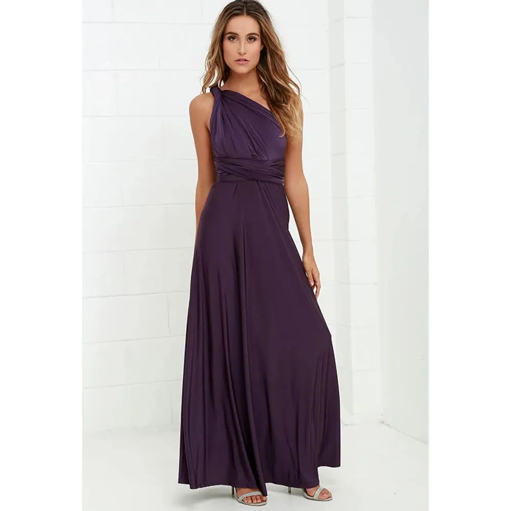 Women's Multiway Convertible Boho Maxi Bandage Dress