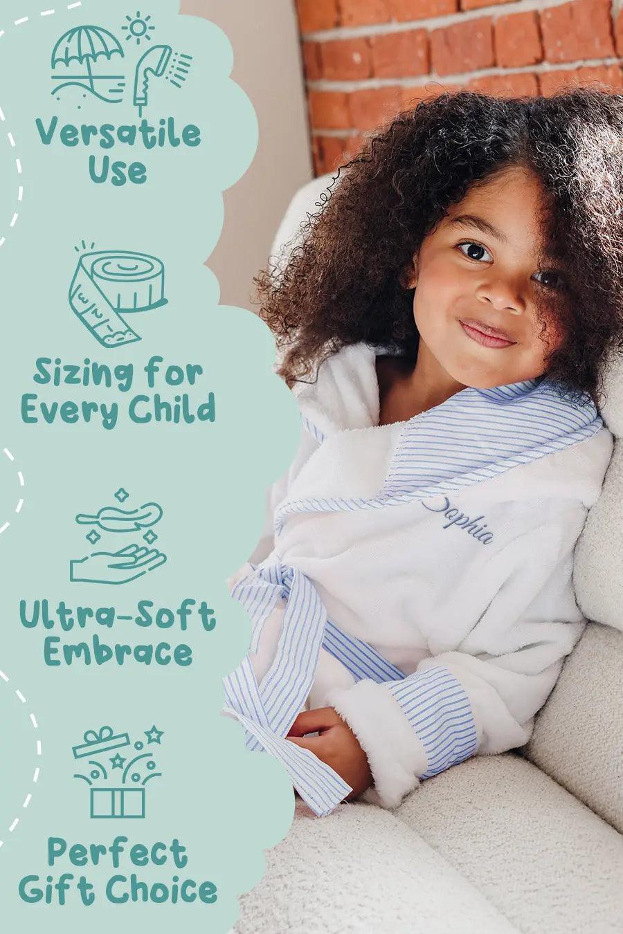 Kids Plush Robe – Ultra Soft, Safe & Cozy for Toddlers & Kids